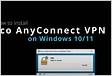 Error Installing AnyConnect in Windows 10